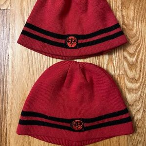 2 BACARDI BAT Stitched Winter Beanie / Skull Cap / Hat